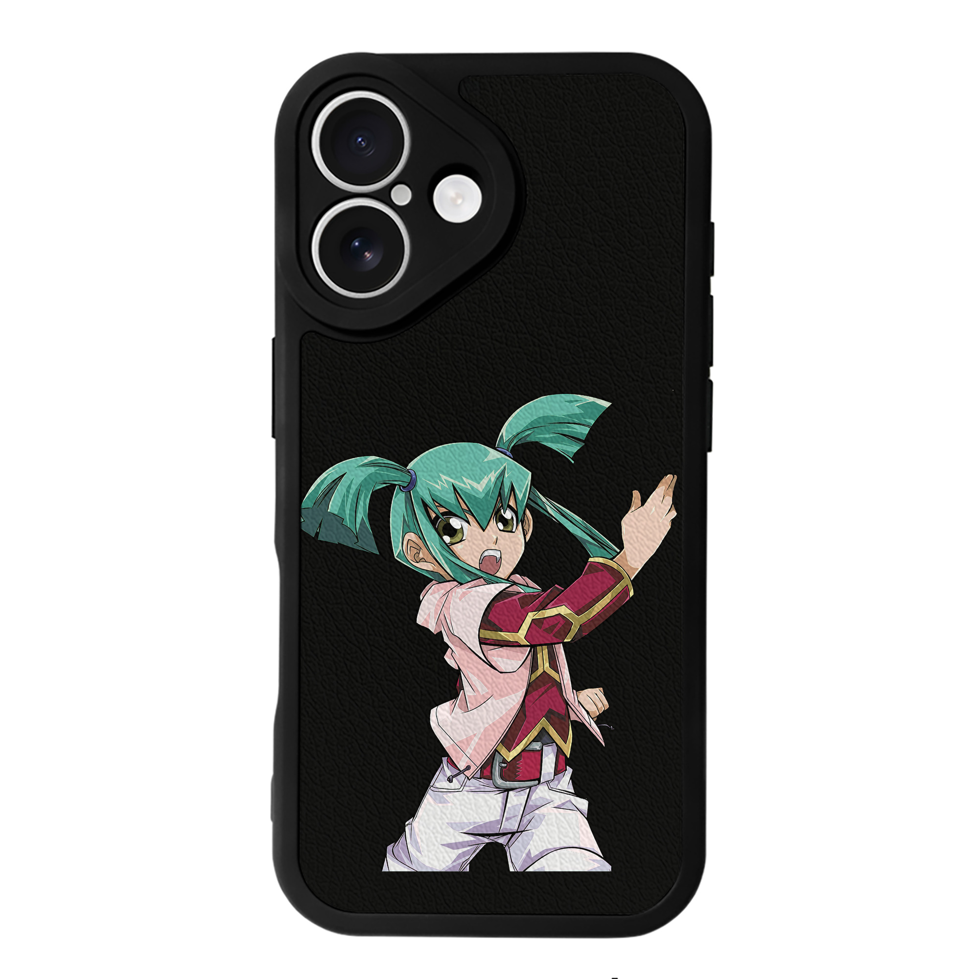 （画像用） 遊☆戯☆王 Yu-Gi-Oh! 【iPhone 16シリーズ対応】シリコンスマホケース（レザー調） 材質：シリコン